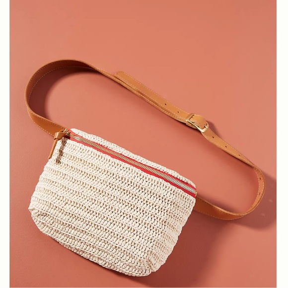 Clare V Handbags - Clare V Woven Raffia Belt Bag